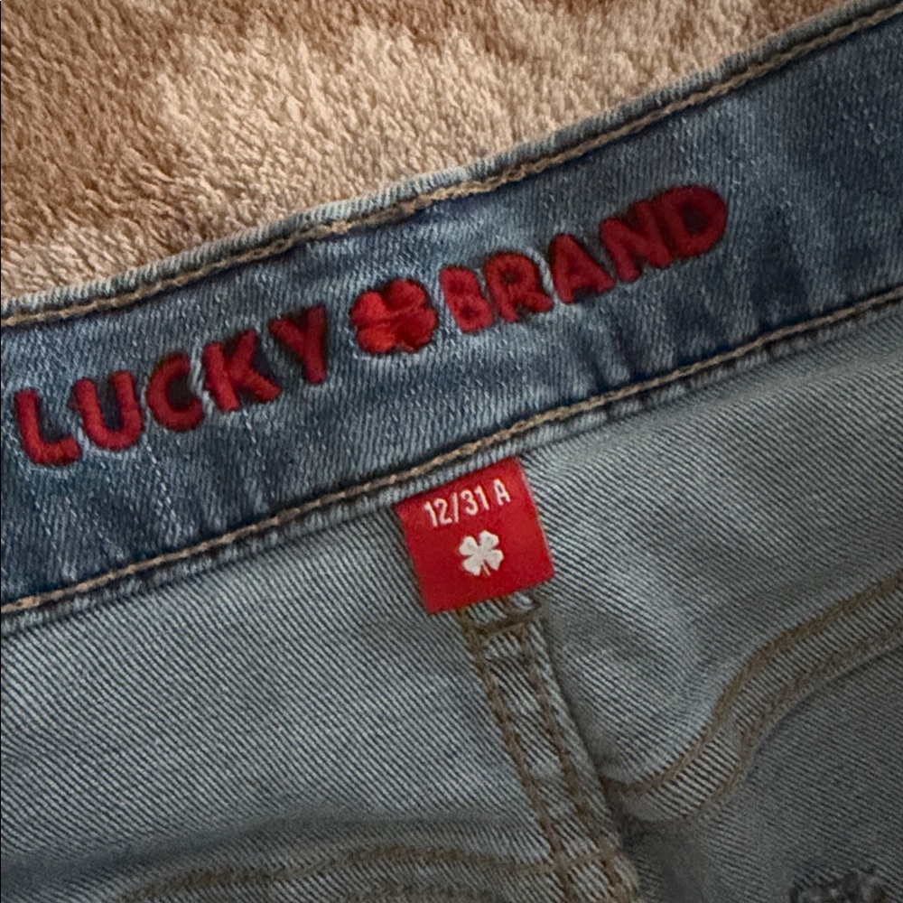 Lucky Brand Light Wash Flared Jeans - Picture 3 of 3